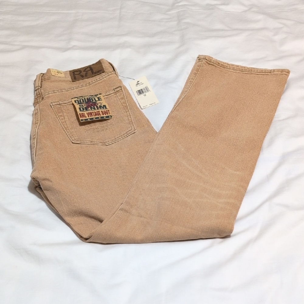 Ralph Lauren Double RL Skinny Tan Jeans